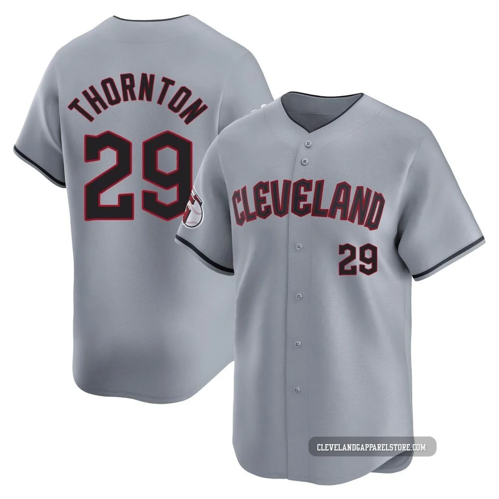 Andre Thornton ＃29 Cleveland Guardians Limited Men's Gray Road Jersey