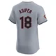 Duane Kuiper ＃18 Cleveland Guardians Elite Men's Gray Road Jersey