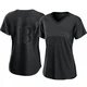 Duane Kuiper ＃18 Cleveland Guardians Replica Women's Black Pitch Fashion Jersey
