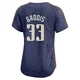 Hunter Gaddis ＃33 Cleveland Guardians Limited Women's Navy 2024 City Connect Jersey
