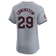 John Lowenstein ＃29 Cleveland Guardians Elite Men's Gray Road Jersey