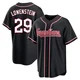 John Lowenstein ＃29 Cleveland Guardians Replica Men's Black Fashion Out Jersey