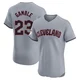 Oscar Gamble ＃23 Cleveland Guardians Elite Men's Gray Road Jersey