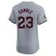 Oscar Gamble ＃23 Cleveland Guardians Elite Men's Gray Road Jersey