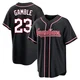 Oscar Gamble ＃23 Cleveland Guardians Replica Men's Black Fashion Out Jersey