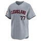 Parker Messick ＃77 Cleveland Guardians Limited Men's Gray Road Jersey