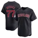 Parker Messick ＃77 Cleveland Guardians Limited Men's Navy Alternate Jersey