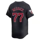 Parker Messick ＃77 Cleveland Guardians Limited Youth Navy Alternate Jersey