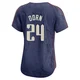 Roger Dorn ＃24 Cleveland Guardians Limited Women's Navy 2024 City Connect Jersey