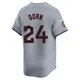 Roger Dorn ＃24 Cleveland Guardians Limited Youth Gray Road Jersey