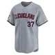 Trevor Stephan ＃37 Cleveland Guardians Limited Men's Gray Road Jersey