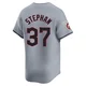 Trevor Stephan ＃37 Cleveland Guardians Limited Men's Gray Road Jersey