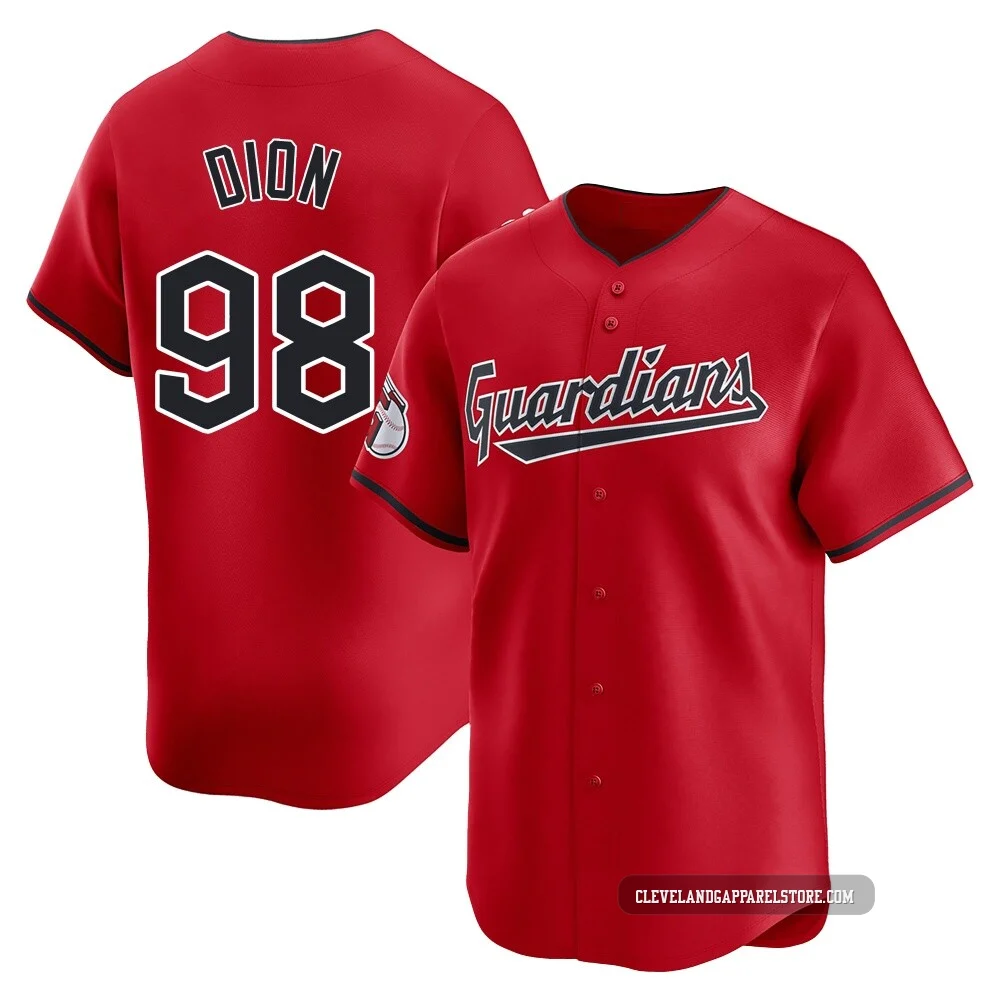 Will Dion ＃98 Cleveland Guardians Limited Men's Red Alternate Jersey
