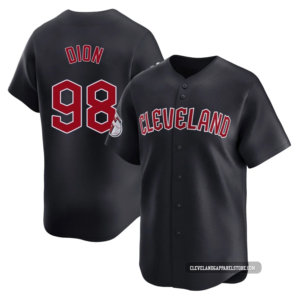 Will Dion ＃98 Cleveland Guardians Limited Youth Navy Alternate Jersey