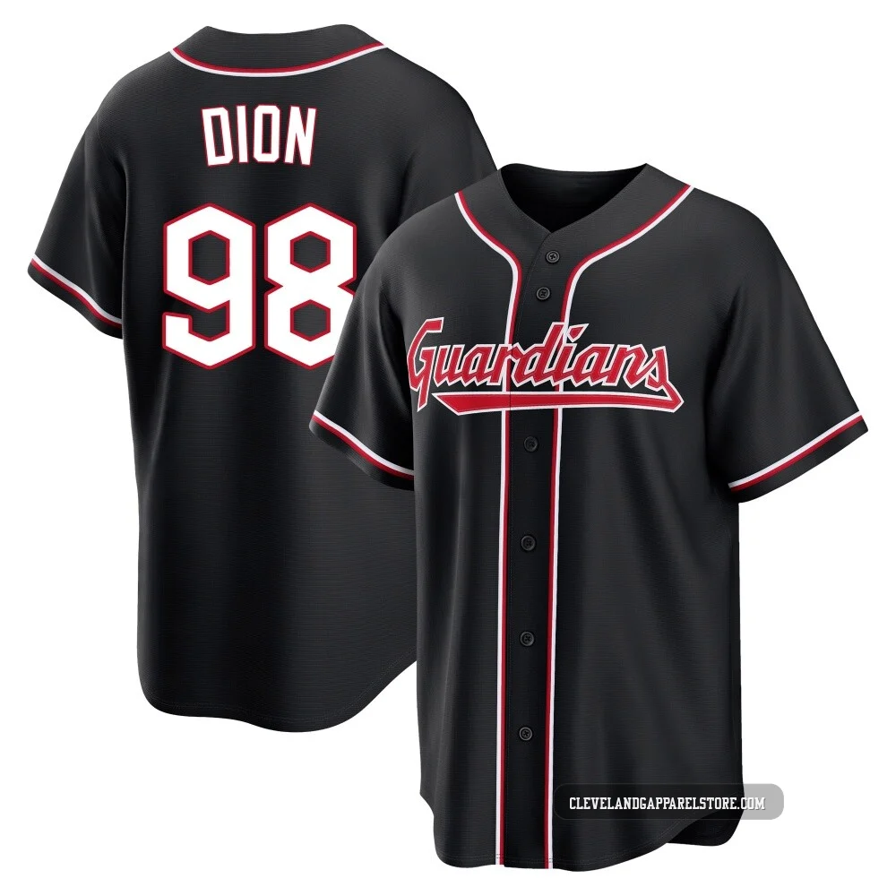 Will Dion ＃98 Cleveland Guardians Replica Youth Black Fashion Out Jersey