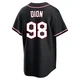 Will Dion ＃98 Cleveland Guardians Replica Youth Black Fashion Out Jersey
